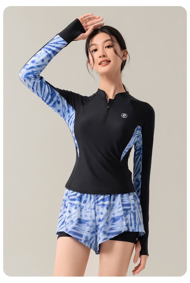 優美なるセパレート競泳水着 シャイニーコレクション